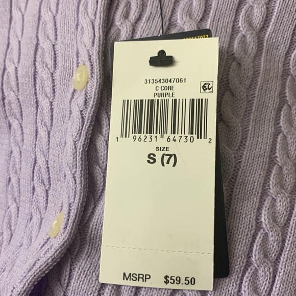 New with tag girls polo Ralph Lauren buttons down sweater size S( 7) - Picture 7 of 7